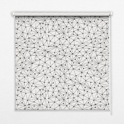Modern roller blind Connected dots