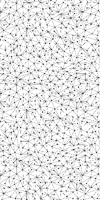 Modern roller blind Connected dots