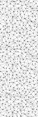 Modern roller blind Connected dots