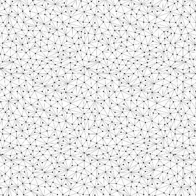 Modern roller blind Connected dots