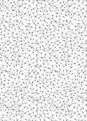 Modern roller blind Connected dots