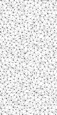 Modern roller blind Connected dots