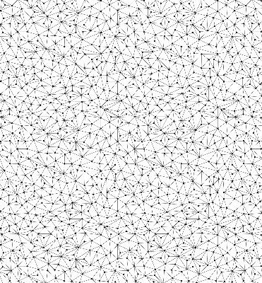 Modern roller blind Connected dots