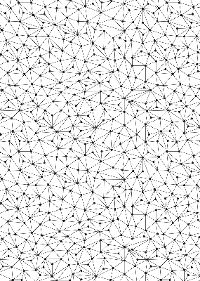 Modern roller blind Connected dots