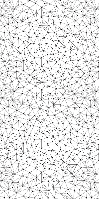 Modern roller blind Connected dots