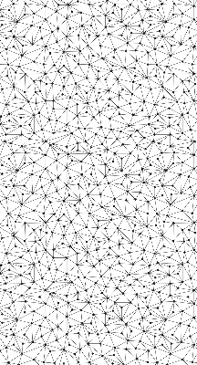 Modern roller blind Connected dots