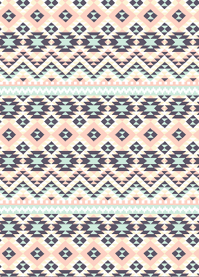 Fabric roller blind Triangle pattern