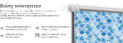 Modern roller blind Lamp pattern