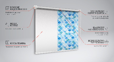 Modern roller blind Lamp pattern