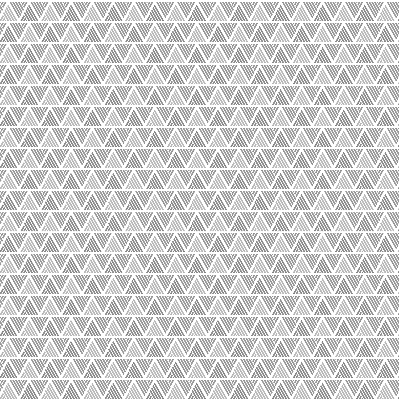 Roller blind for large window Striped triangles