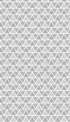 Roller blind for large window Striped triangles