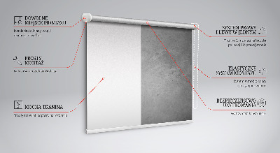 Modern roller blind Gray smoke