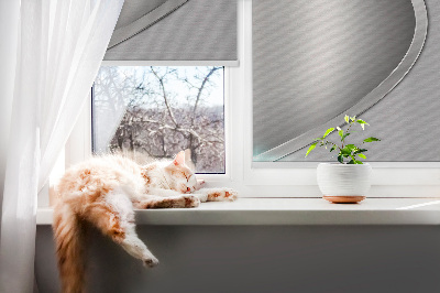 Modern roller blind Metal