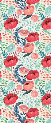 Roller blind for large window Poppy