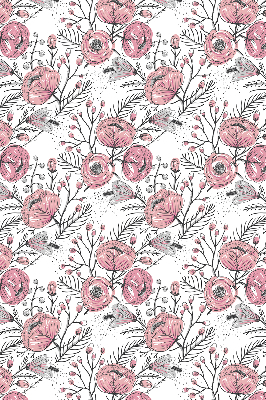 Fabric roller blind Flower buds from the tree