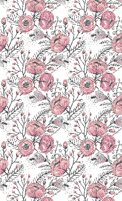 Fabric roller blind Flower buds from the tree