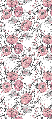 Fabric roller blind Flower buds from the tree