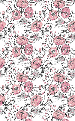 Fabric roller blind Flower buds from the tree