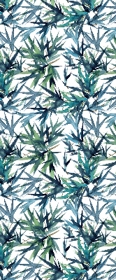 Roller blind for large window Leaves