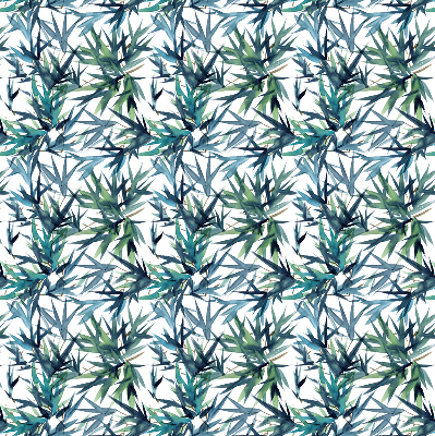 Roller blind for large window Leaves