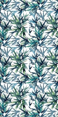 Roller blind for large window Leaves