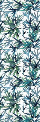 Roller blind for large window Leaves