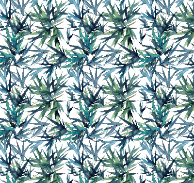 Roller blind for large window Leaves