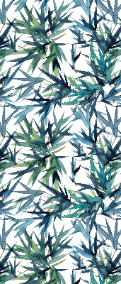 Roller blind for large window Leaves