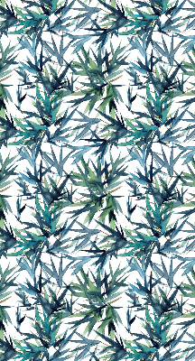 Roller blind for large window Leaves