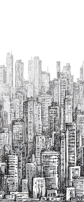 Modern roller blind City