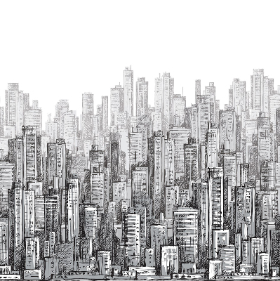 Modern roller blind City