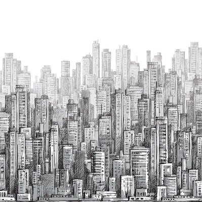 Modern roller blind City