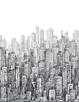 Modern roller blind City
