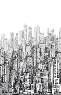Modern roller blind City