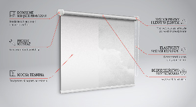 Modern roller blind Gray sky