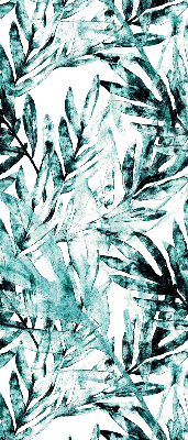 Roller blind for large window Leaves