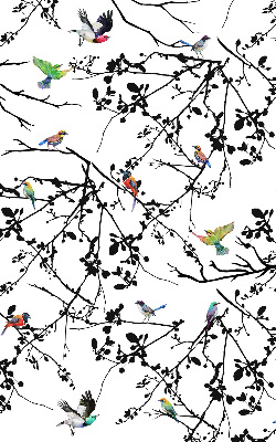 Fabric roller blind Birds on the branches