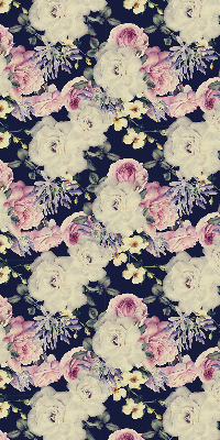 Roller blind for large window Roses