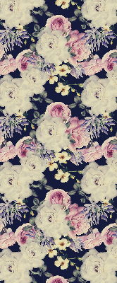Roller blind for large window Roses
