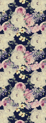 Roller blind for large window Roses
