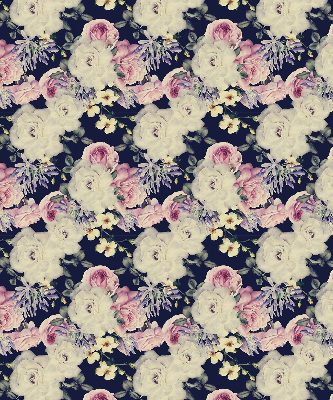 Roller blind for large window Roses
