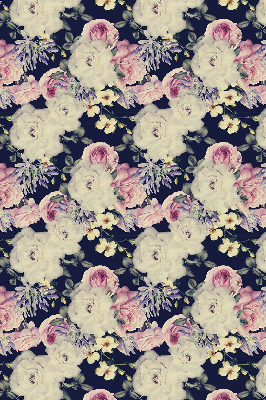 Roller blind for large window Roses