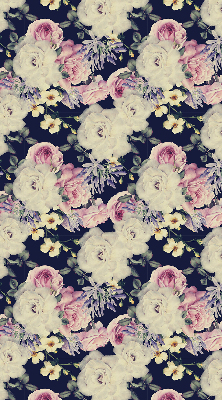 Roller blind for large window Roses