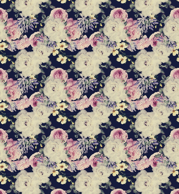 Roller blind for large window Roses