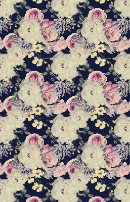 Roller blind for large window Roses