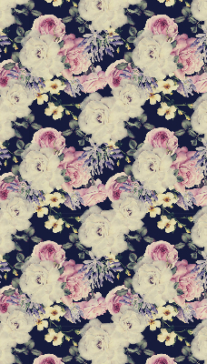 Roller blind for large window Roses