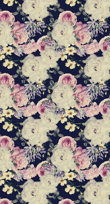 Roller blind for large window Roses