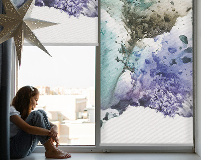 Fabric roller blind Painted picture