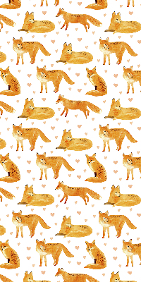 Fabric roller blind Foxes