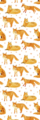 Fabric roller blind Foxes